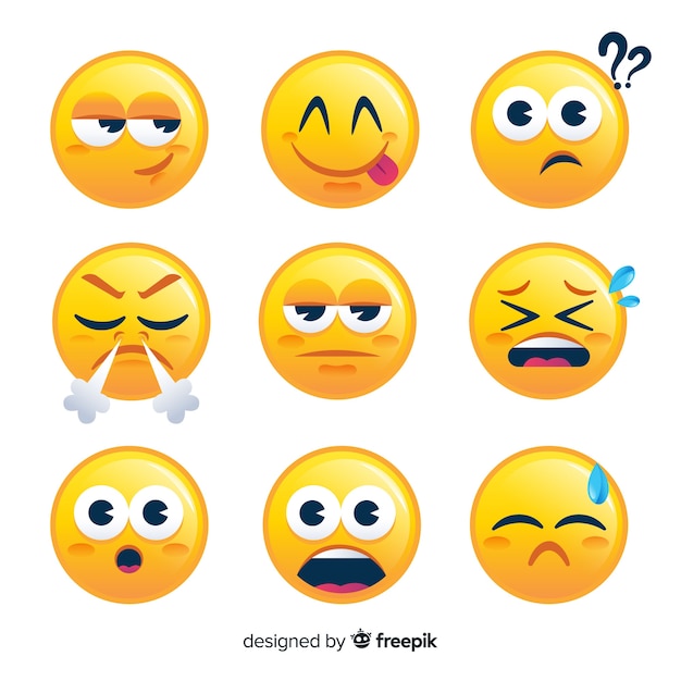 Vector emoji collection