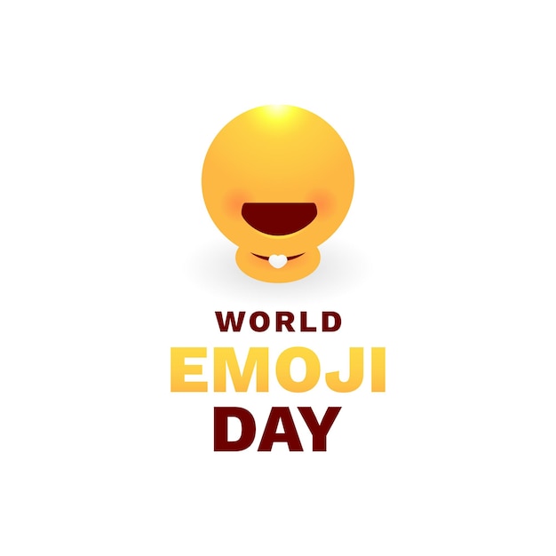 Emoji day event icon chat