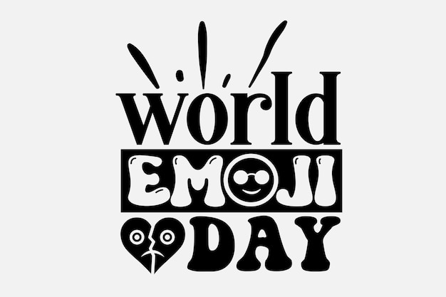 emoji day svg design