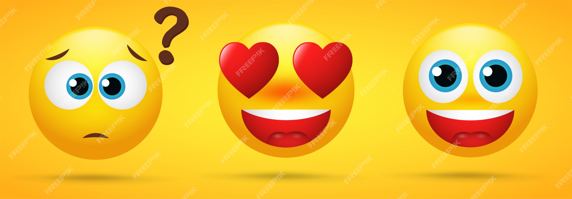 Premium Vector  Wondering emoji expression cartoon vector design