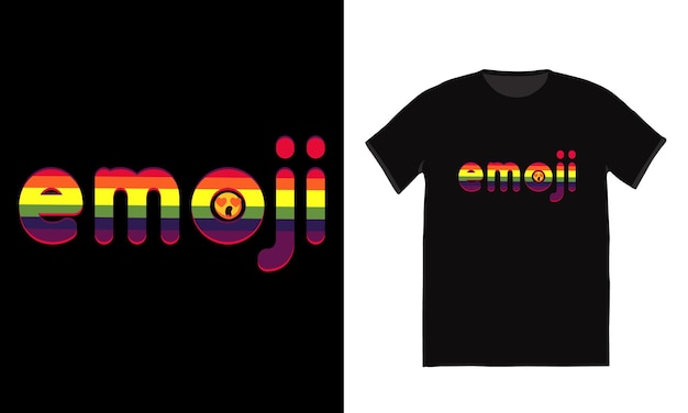 Emoji tshirt design