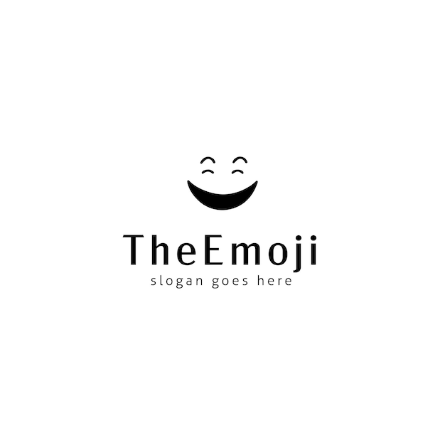 Vector emoji vector logo design