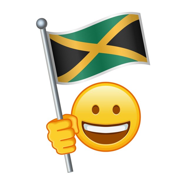 Emoji with jamaica flag large size of yellow emoji smile