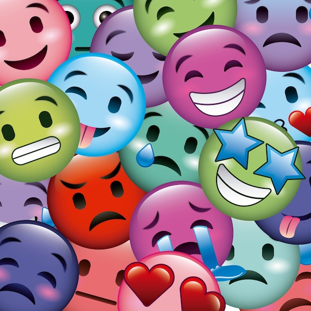 Emoticon background 