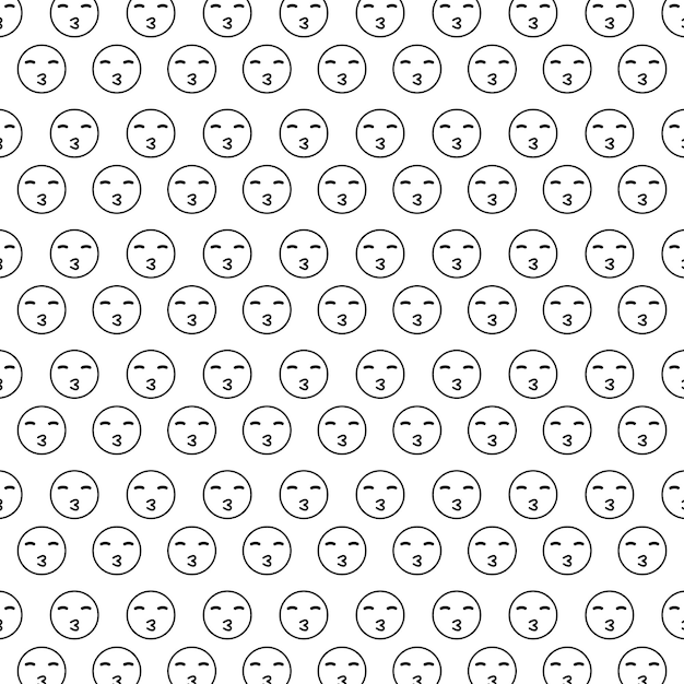 Emoticon icon vector