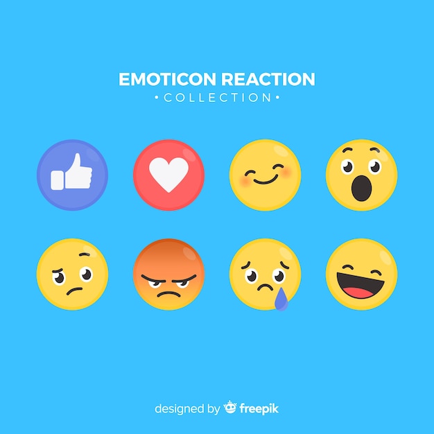 Raccolta di reazioni emoticon