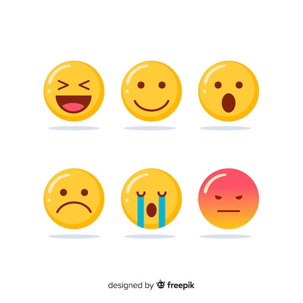 Raccolta di reazioni emoticon