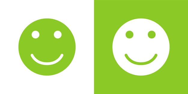 Emotion faces Smile and happy face Set icon smile emoji