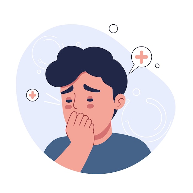 Vector emotional burnout