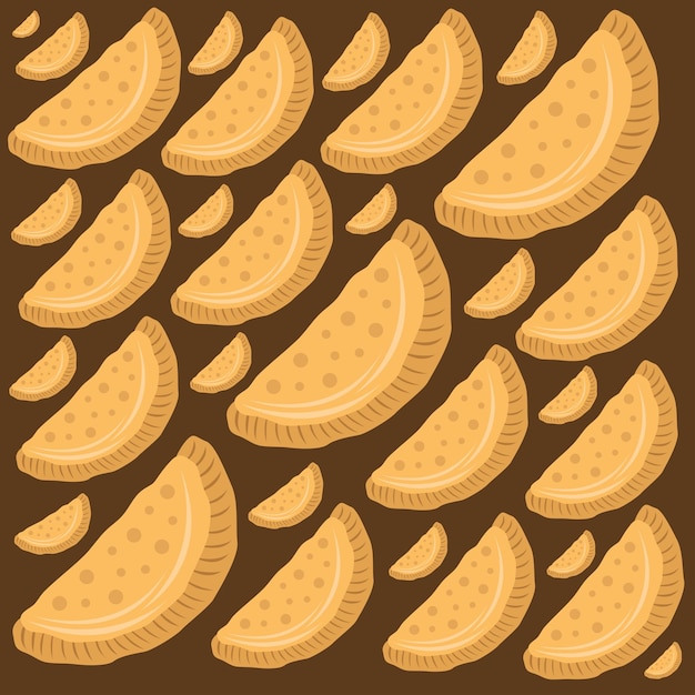 Vector empanadas vector illustratie