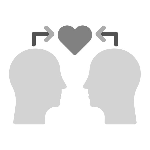 Empathy icon vector image Can be used for Leadership