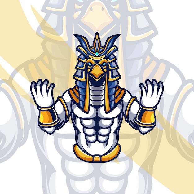 Emperor eagle king mascot logo