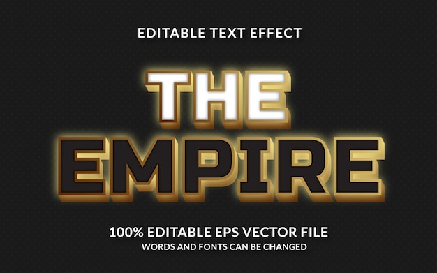 Empire text effect