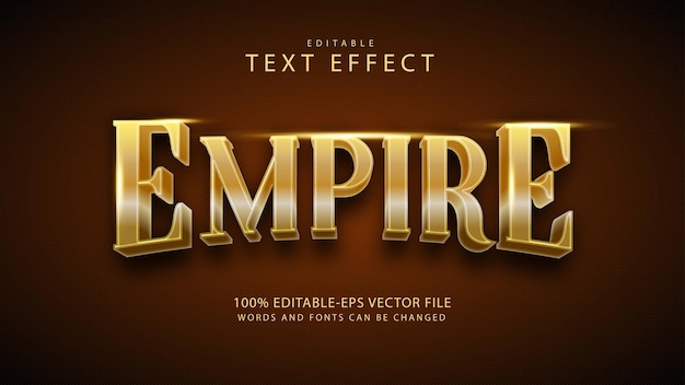 Empire text style effect