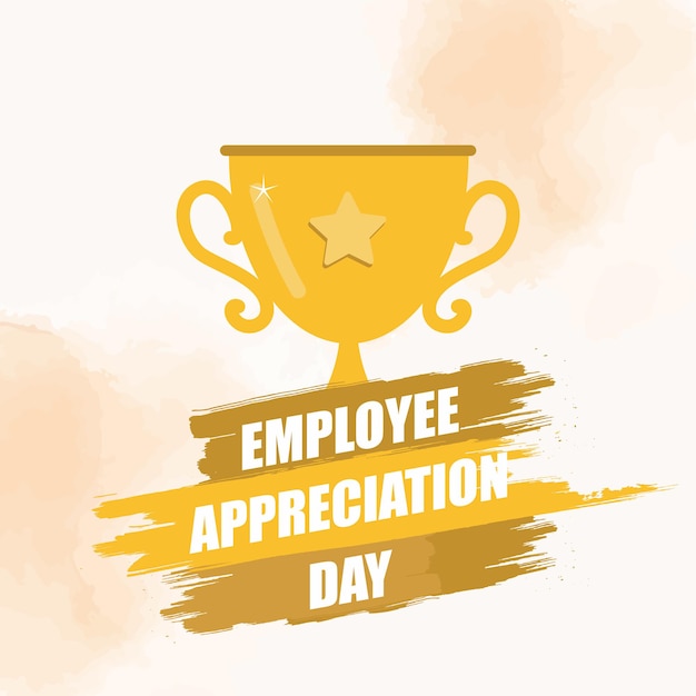 Employee Appreciation Illustration modern background vector illustration