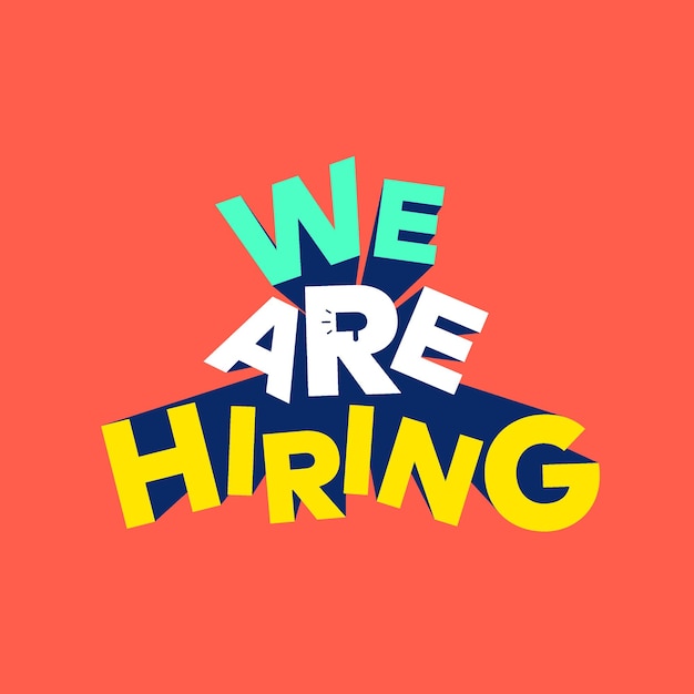 employee hiring recruitment open vacancy template design we are hiring banner poster flyer join