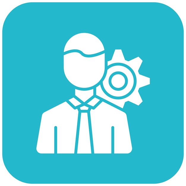 Employee Management icoon vector afbeelding Kan worden gebruikt voor Project Management