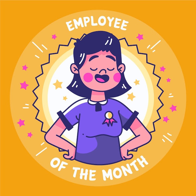 Employee of the month concept