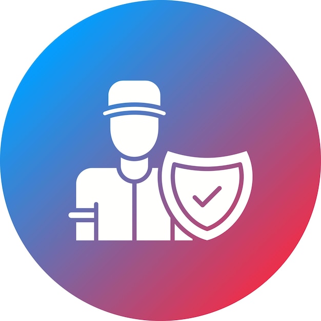 Vector employee protection icon vector image can be used for factory