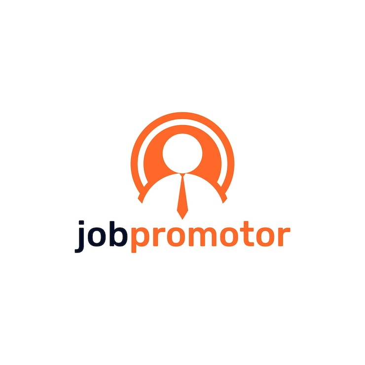 Vector employee recruitment logo design for your business