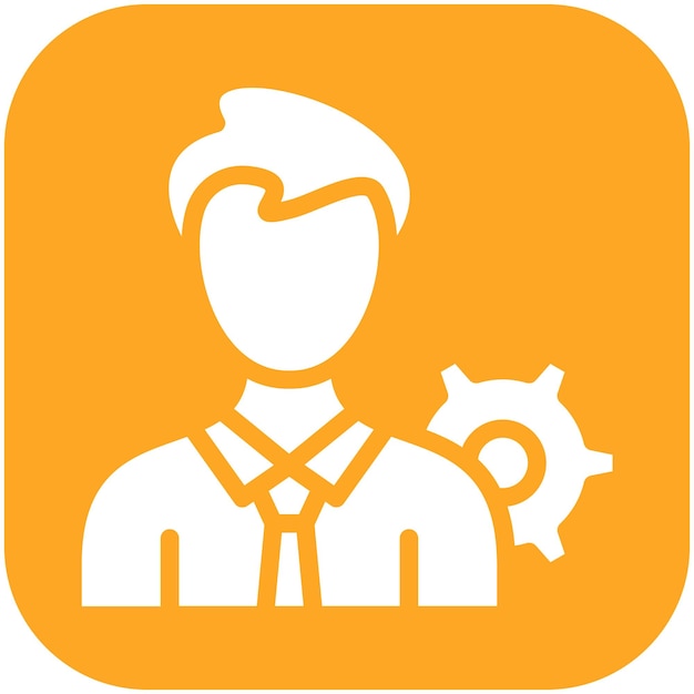 Employee vector icoontje illustratie van Gig Economy icoonset