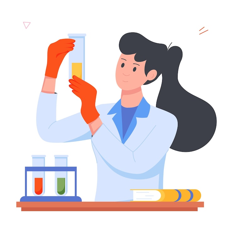 Vector 従業員のフラットキャラクターアイコン