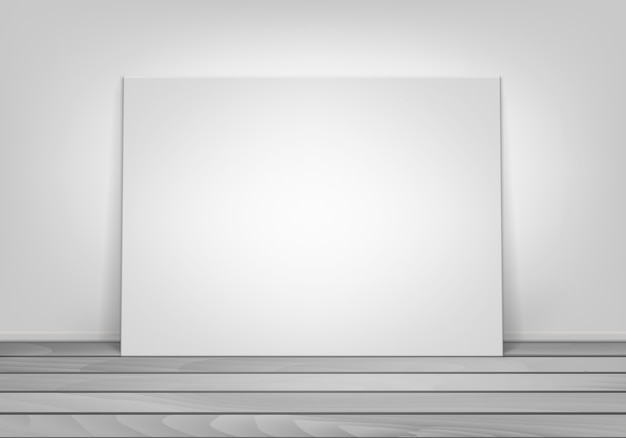 Vector empty blank poster picture frame