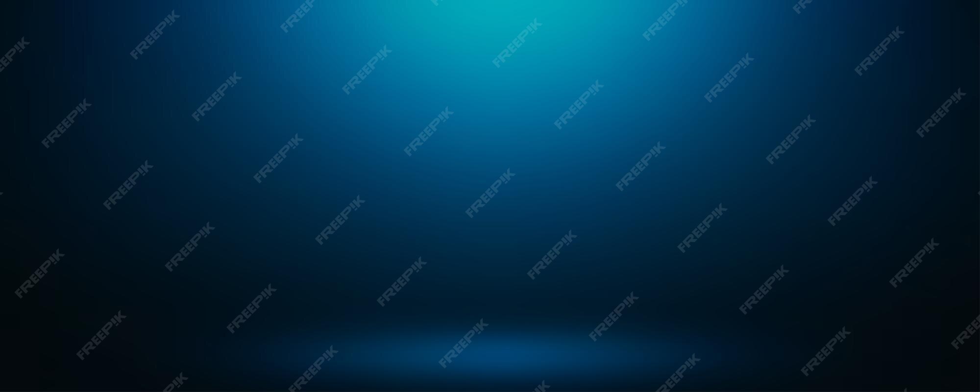 Premium Vector | Empty blue color studio room background can use for