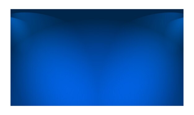 Vettore vuoto vettore blu astratto mock up 3d stage studio sfondo per la visualizzazione del prodotto showroom shoot rendering