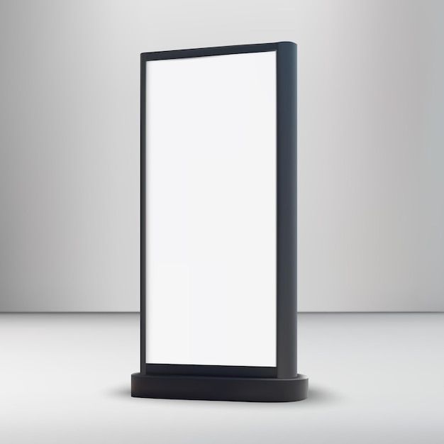 Empty Outdoor Advertising reclamebord mockup