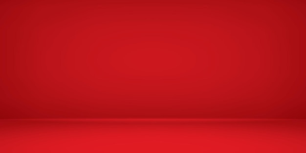 empty red room. table surface. vector design illustration. mock up for you business project