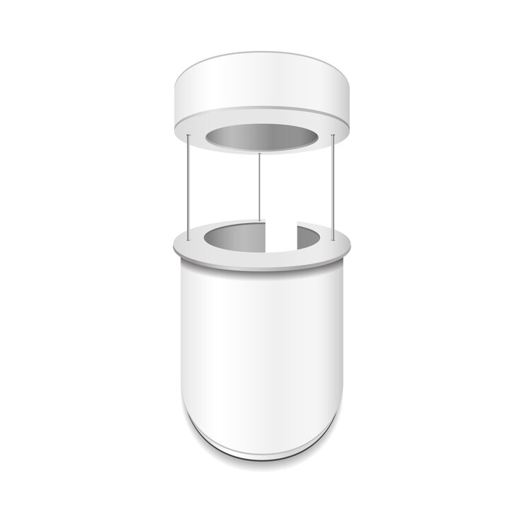 Vector empty retail stand