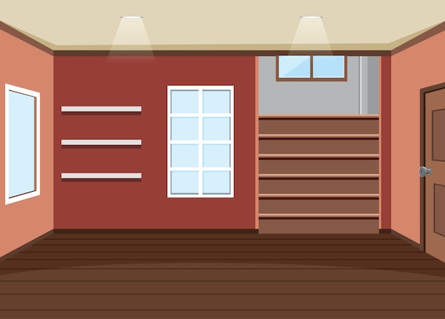 empty room interior design