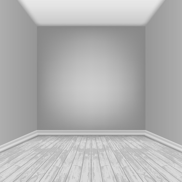 empty room with laminate floor