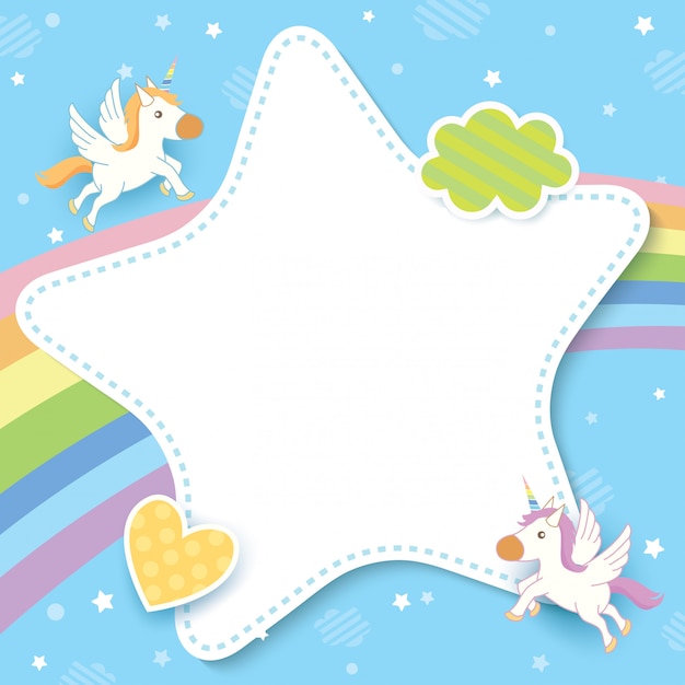 Vector empty space baby card