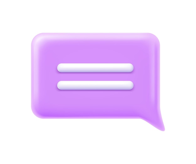 Empty speech bubble d chat box