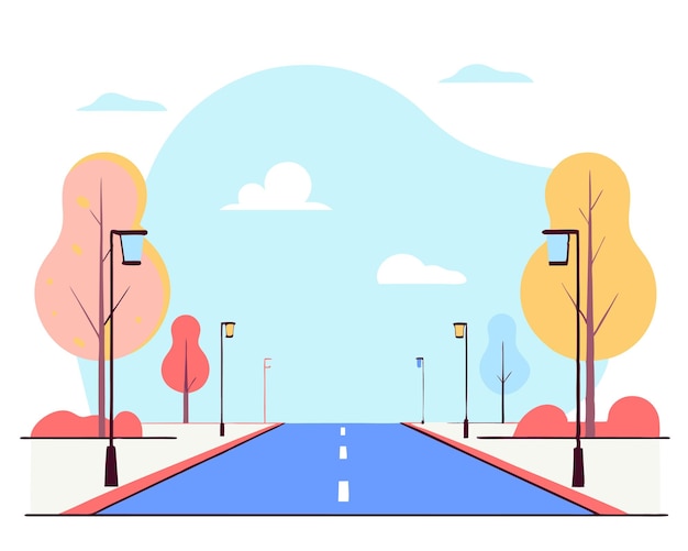 空の通りコンセプトのイラスト