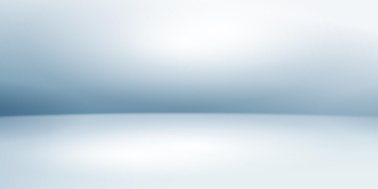 Vector empty studio background with soft lighting in light blue colors