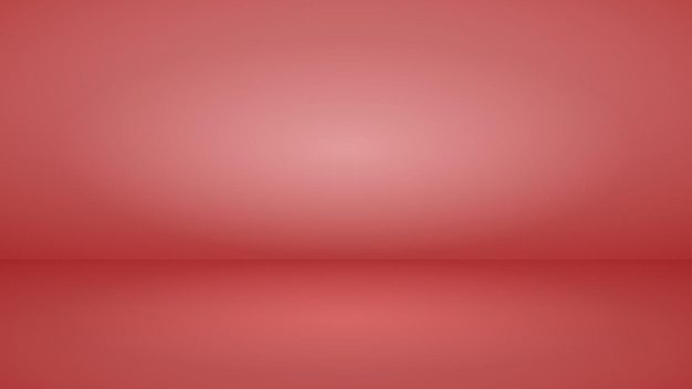 empty studio background with soft lighting in red colors