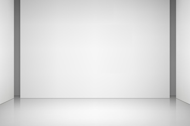 Vector empty studio room background with spotlight