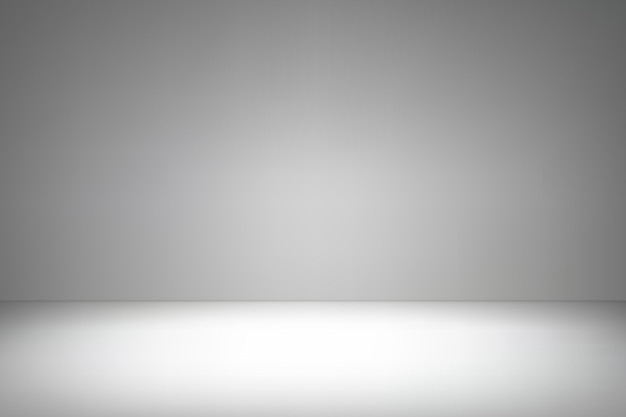 Vector empty studio room background with spotlight