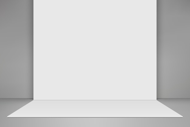 Вектор Пустой фон студии с прожектором