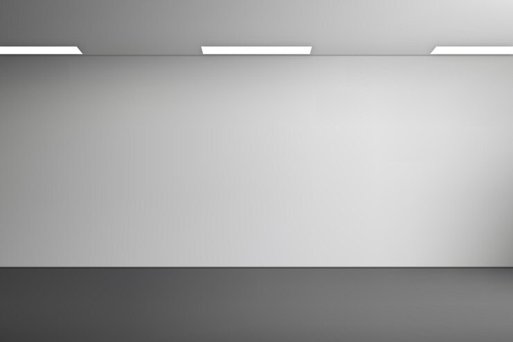 Vector empty studio room background with spotlight