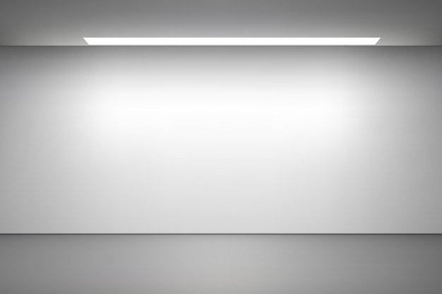Vector empty studio room background with spotlight