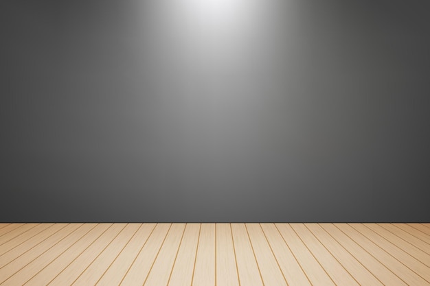 Vector empty studio room background with spotlight