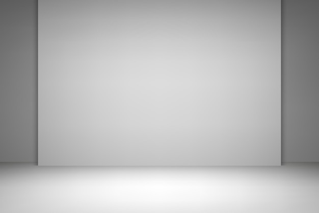 Empty studio room background with spotlight