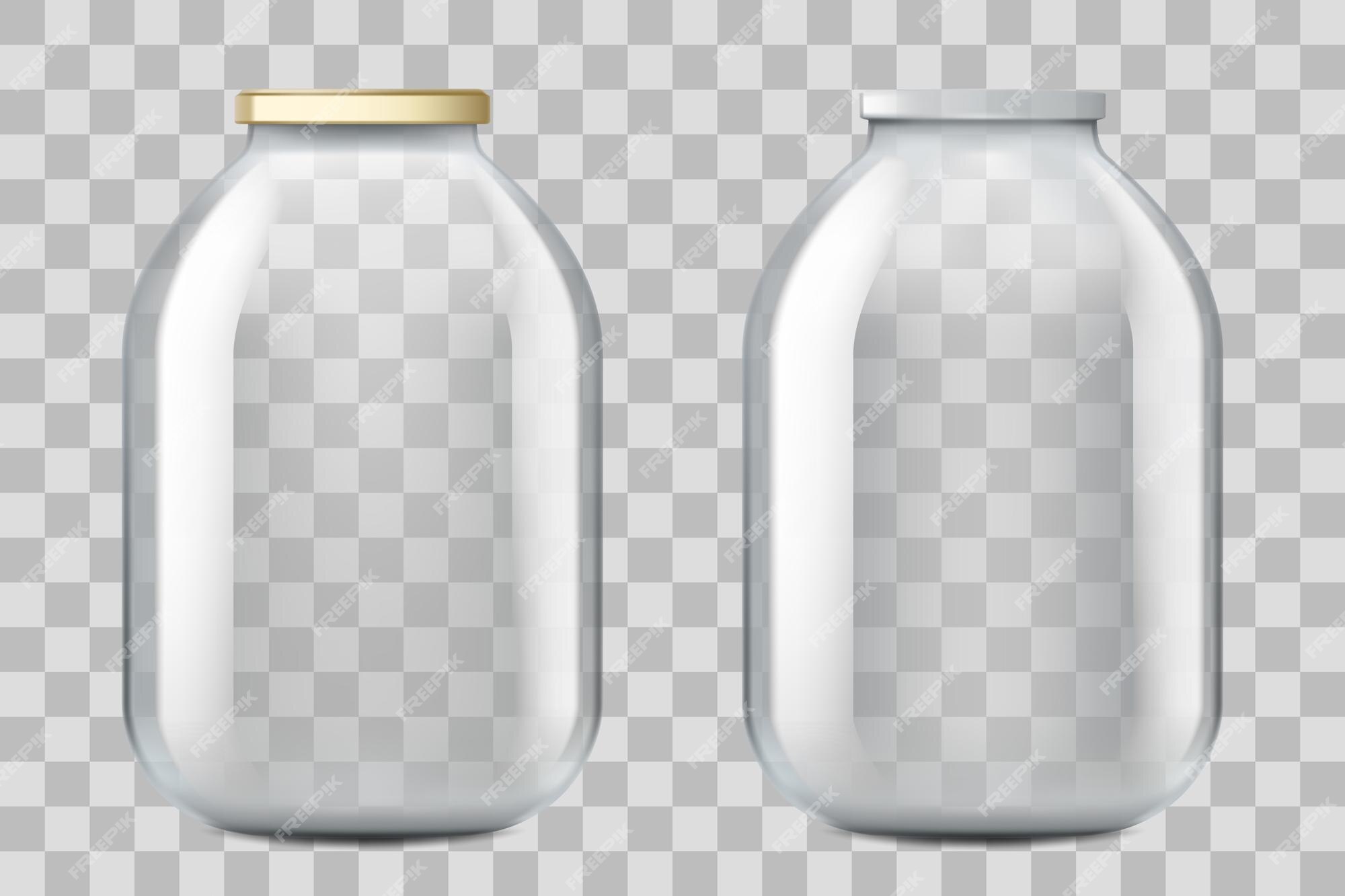 Premium Vector  Realistic clear glass of milk isolated on background