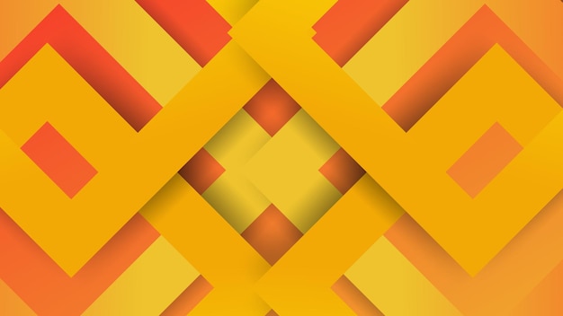 En gele oranje kleur moderne geometrische achtergrond