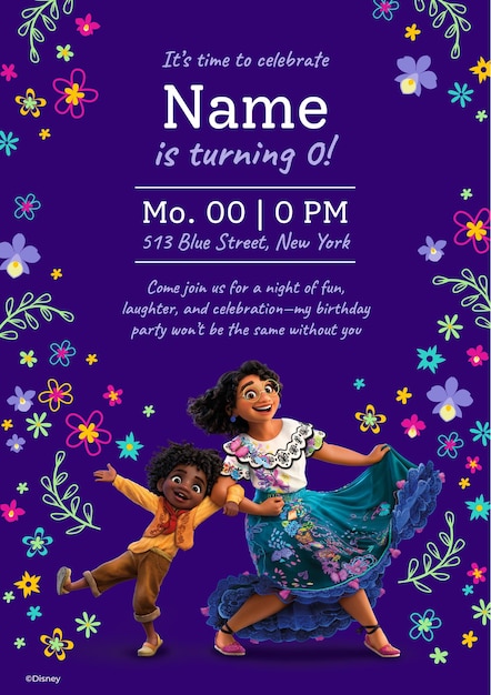 Encanto Birthday Invitation