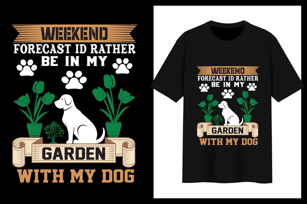 Vector enchanted garden best t-shirt design vector.